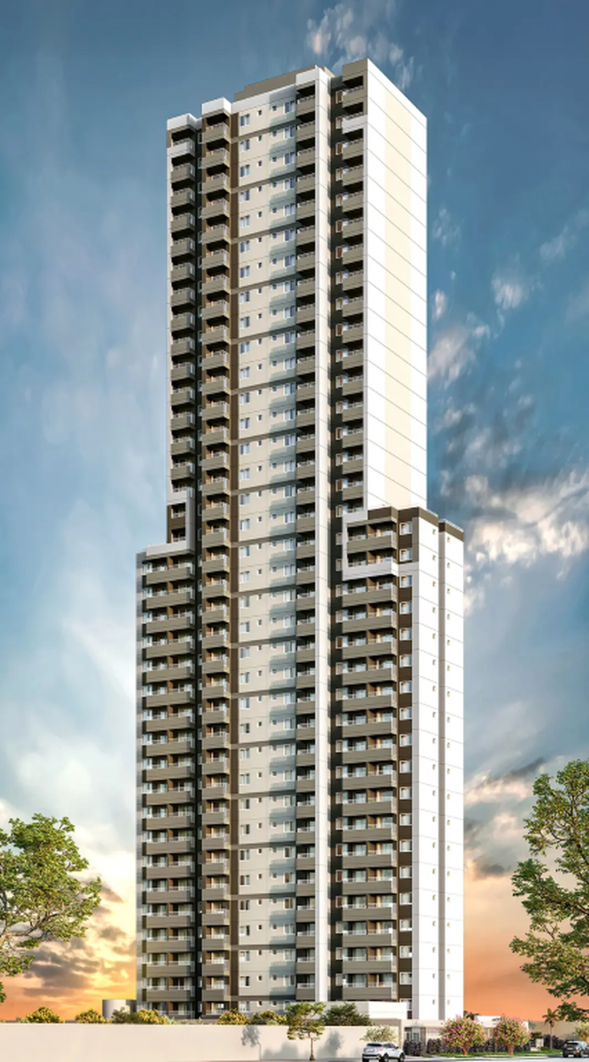 Perspectiva-da-fachada-do-Brooklin-Sky-Home-Tower-apartamentos-a-venda-no-Brooklin-Sao-Paulo